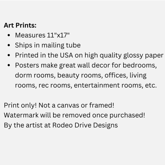 Zodiac Sign Crab Cancer Hello Kitty Art Poster 11X17 - Picture 2 of 2